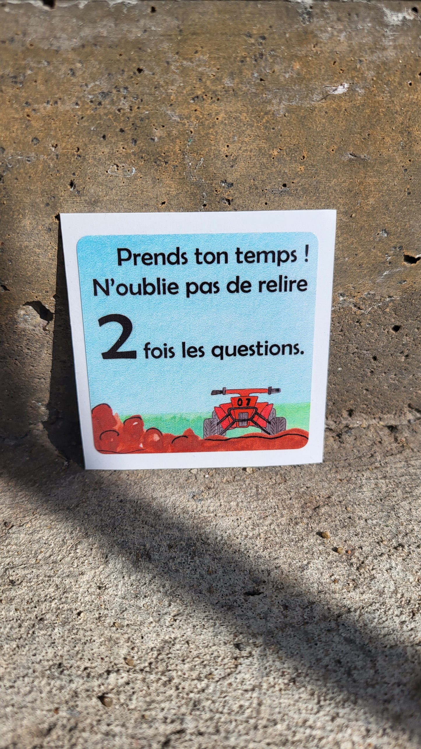 Reminder Sticker