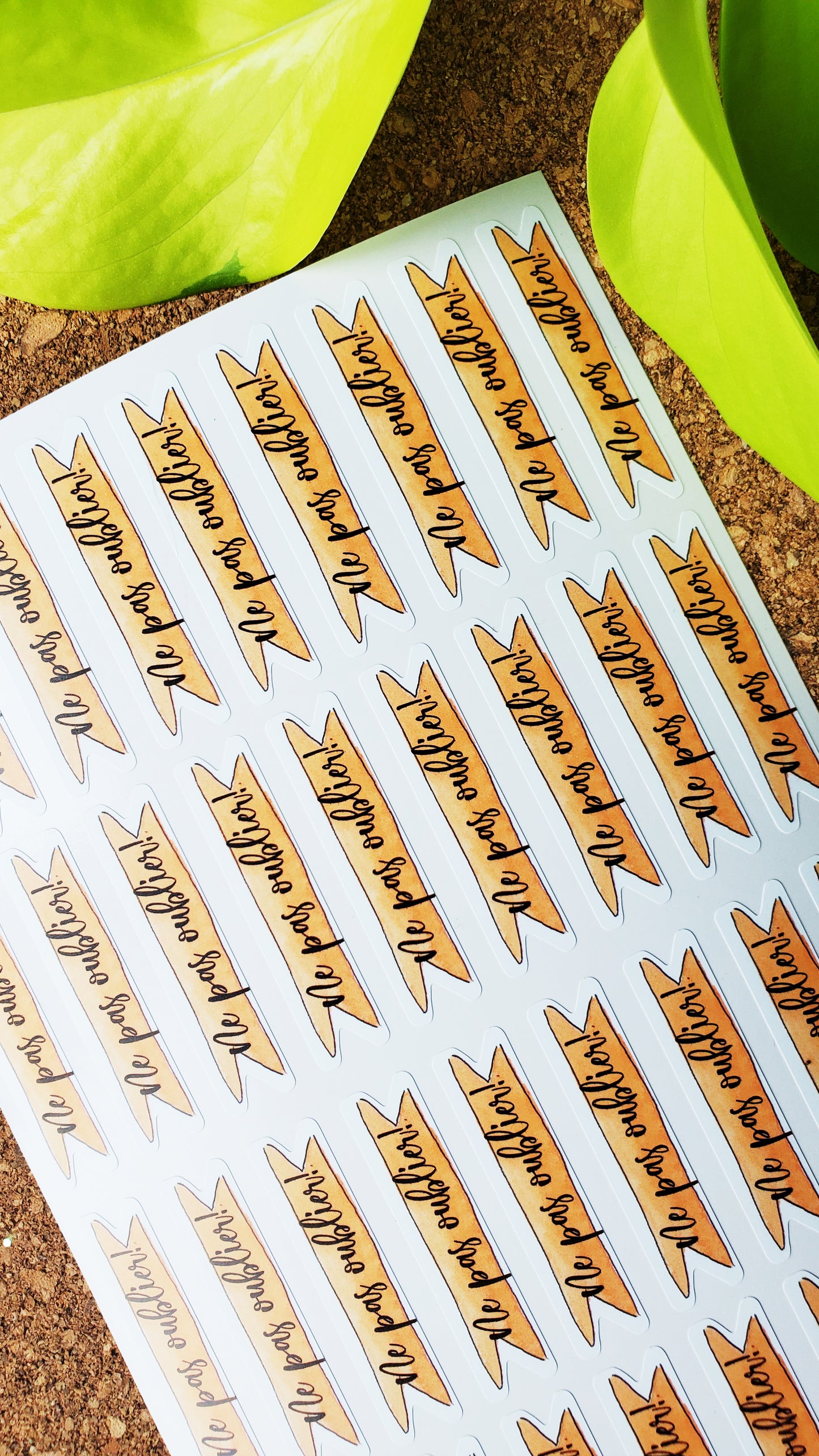 Universal planner stickers