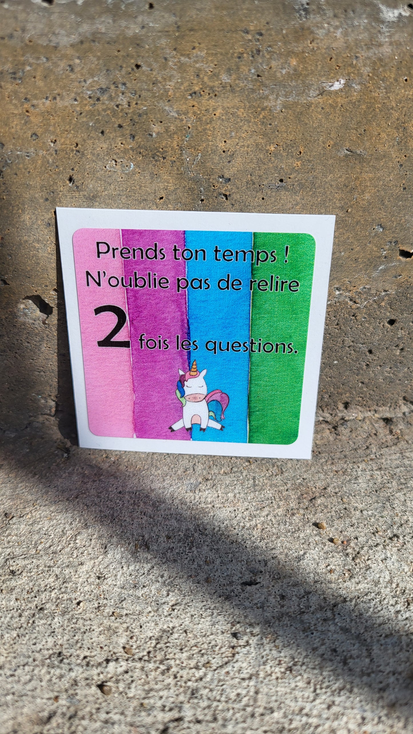 Reminder Sticker