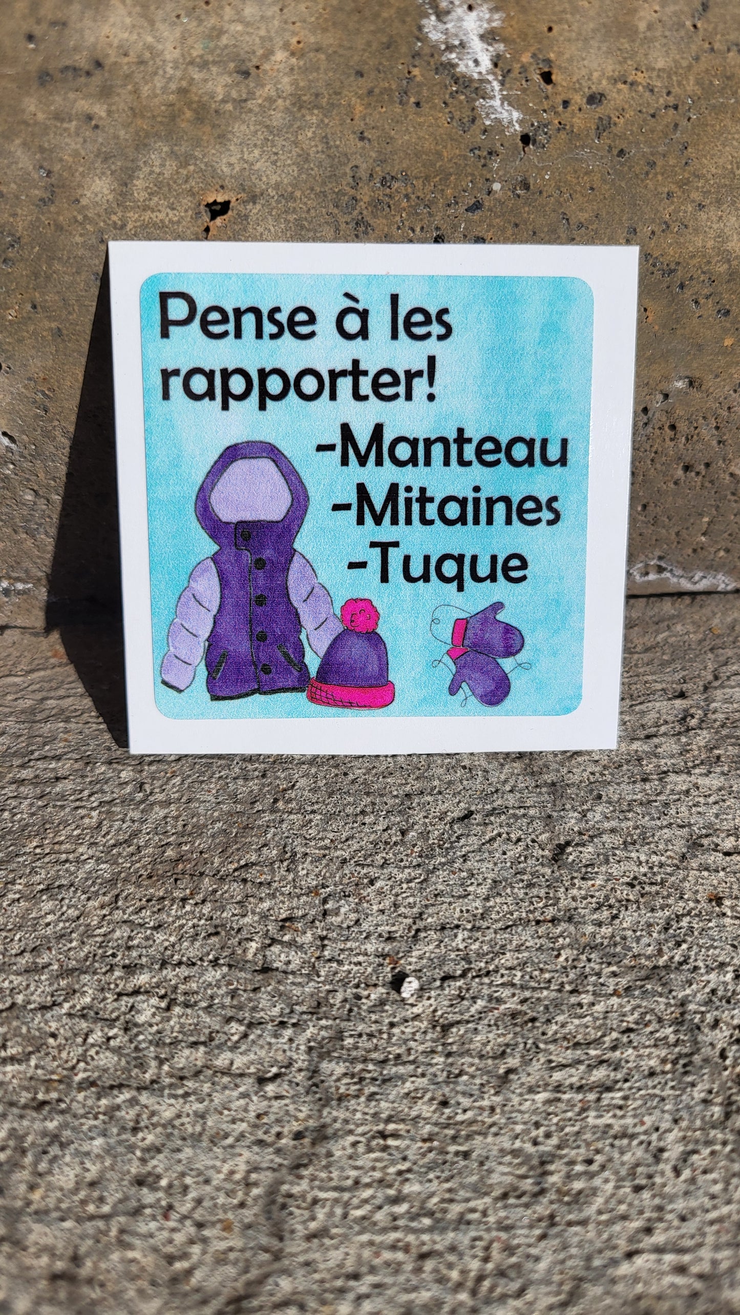 Reminder Sticker
