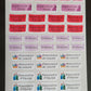 Student planner sticker