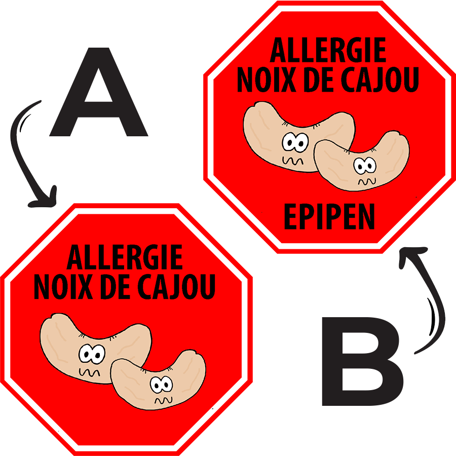 Allergy labels