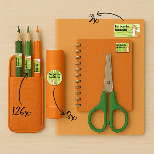 Set of labels 