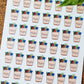 Universal planner stickers