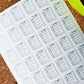 Universal planner stickers