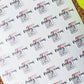 Universal planner stickers