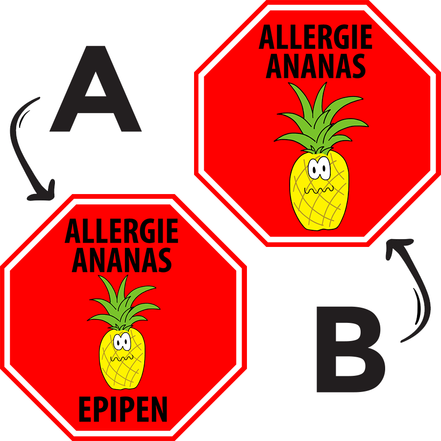 Allergy labels