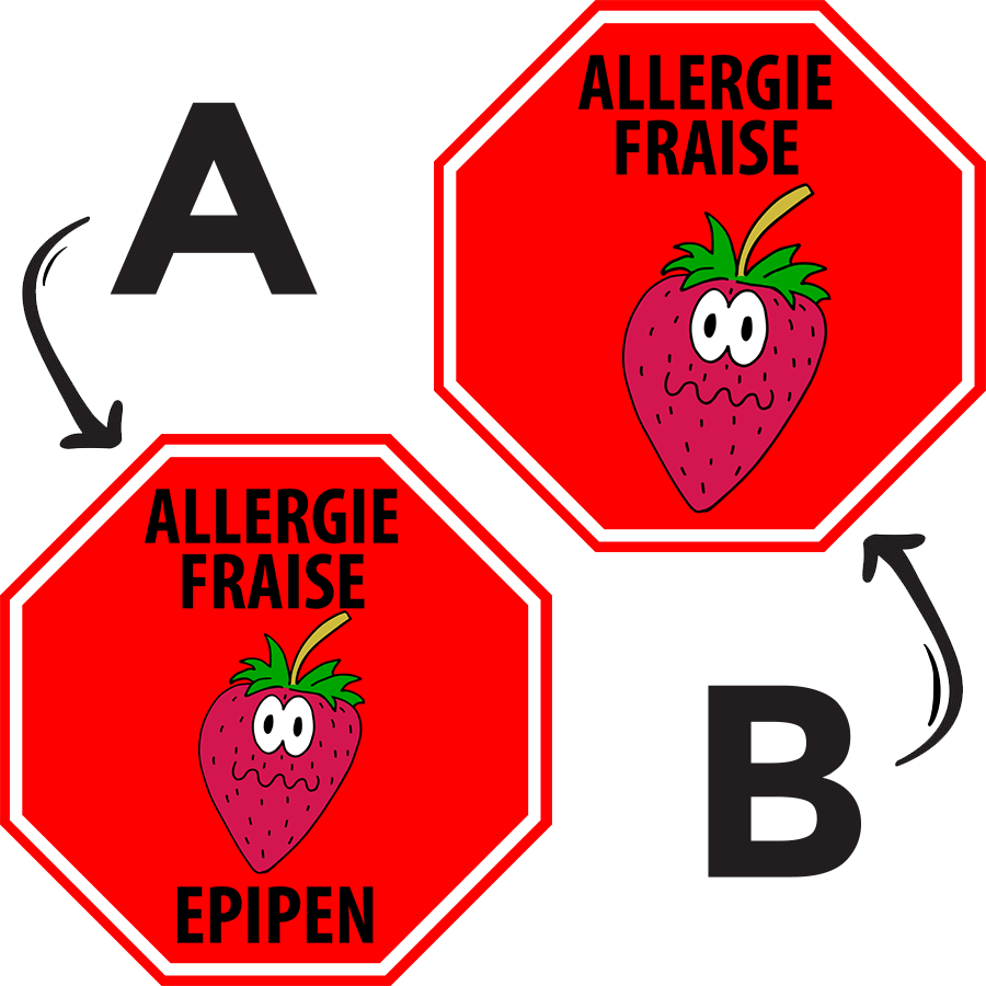 Allergy labels