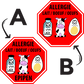 Allergy labels