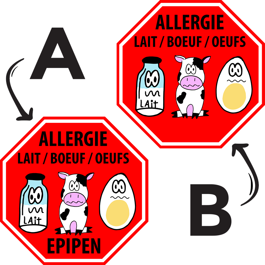 Allergy labels