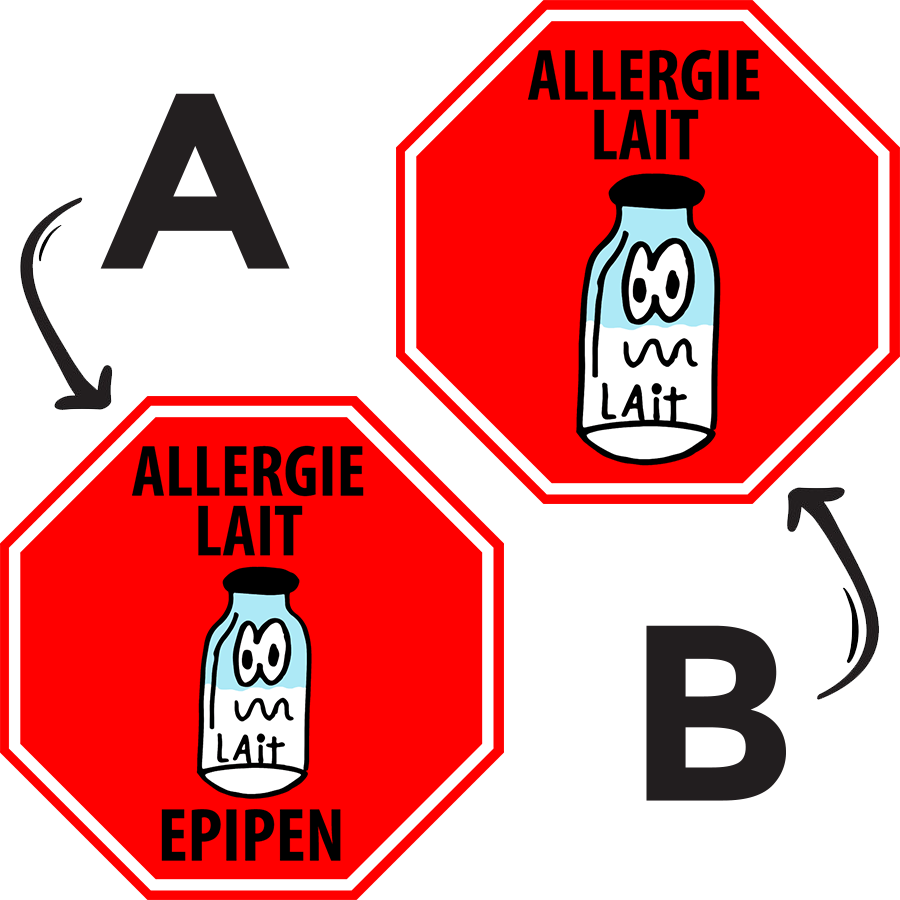 Allergy labels