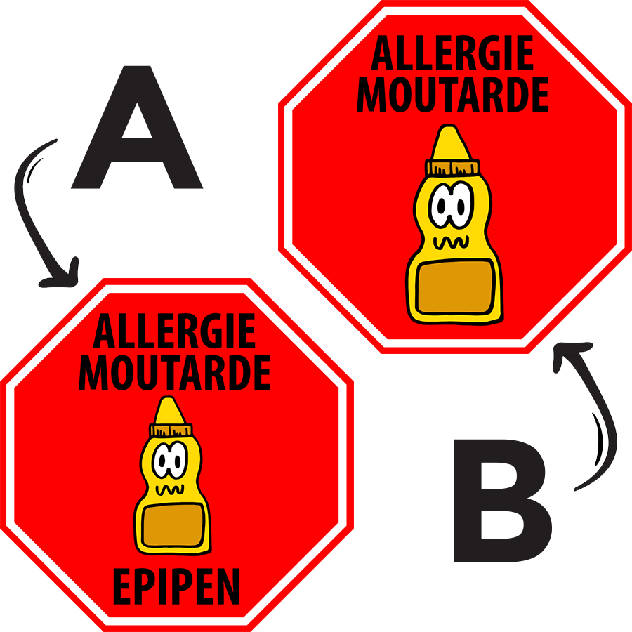 Allergy labels