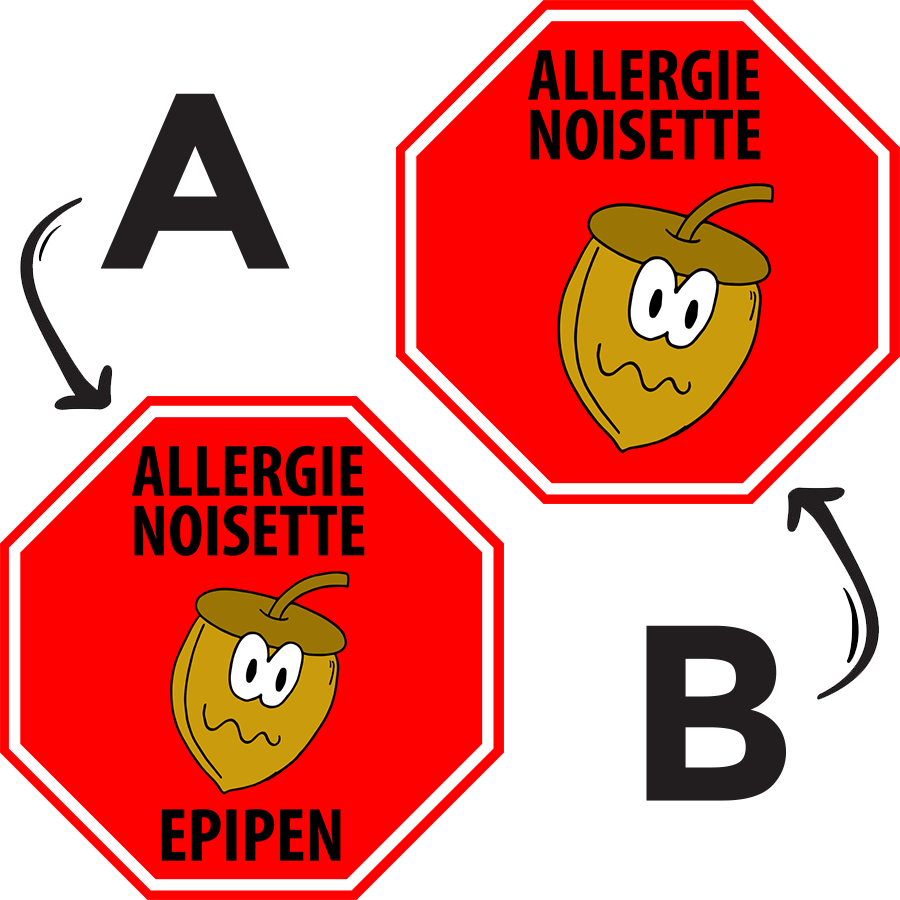 Allergy labels