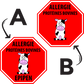 Allergy labels