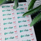 TES Planner Sticker