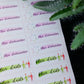 TES Planner Sticker