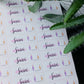TES Planner Sticker